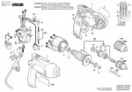 Bosch 0 601 145 542 GBM 6 RE Drill 240 V / GB Spare Parts GBM6RE